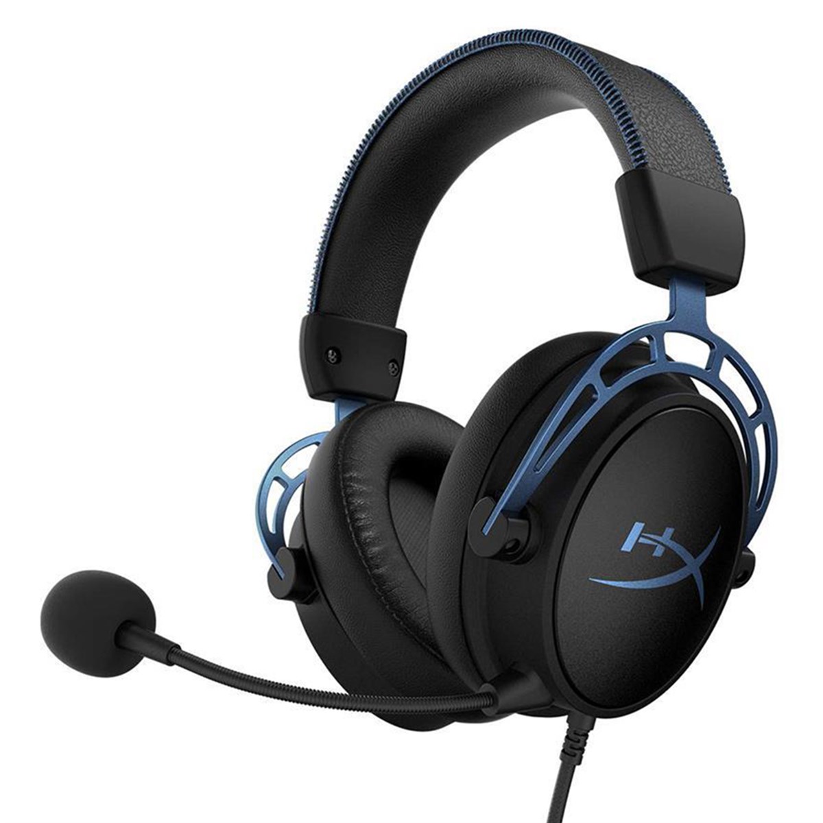 Hyperx Cloud Alpha S HX-HSCAS-BK/WW Mavi Mikrofonlu Kablolu Oyuncu Kulaklıklığı