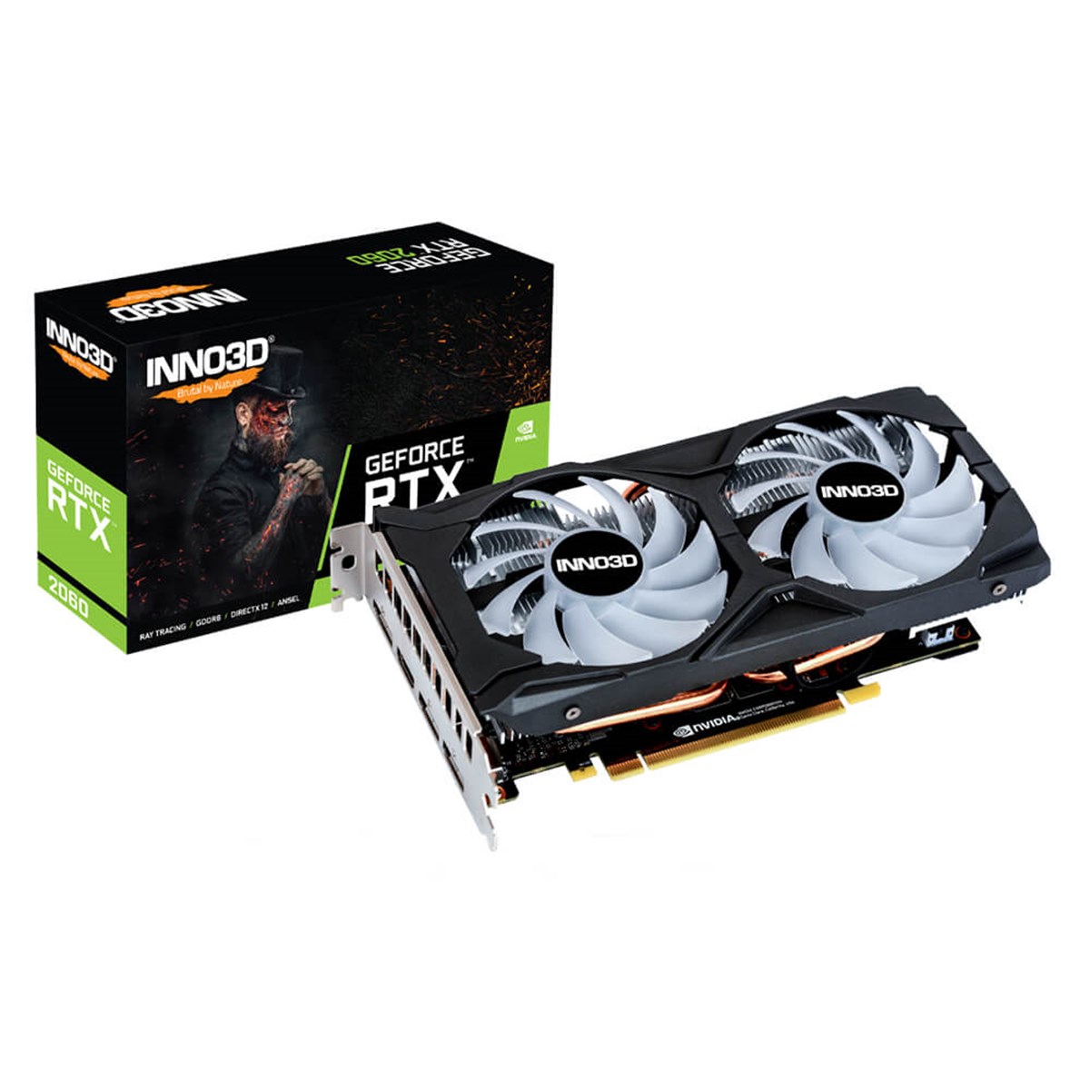 Satın Al: Inno3d GeForce RTX2060 Twin X2 OC 6GB 192Bit GDDR6 PCI-E