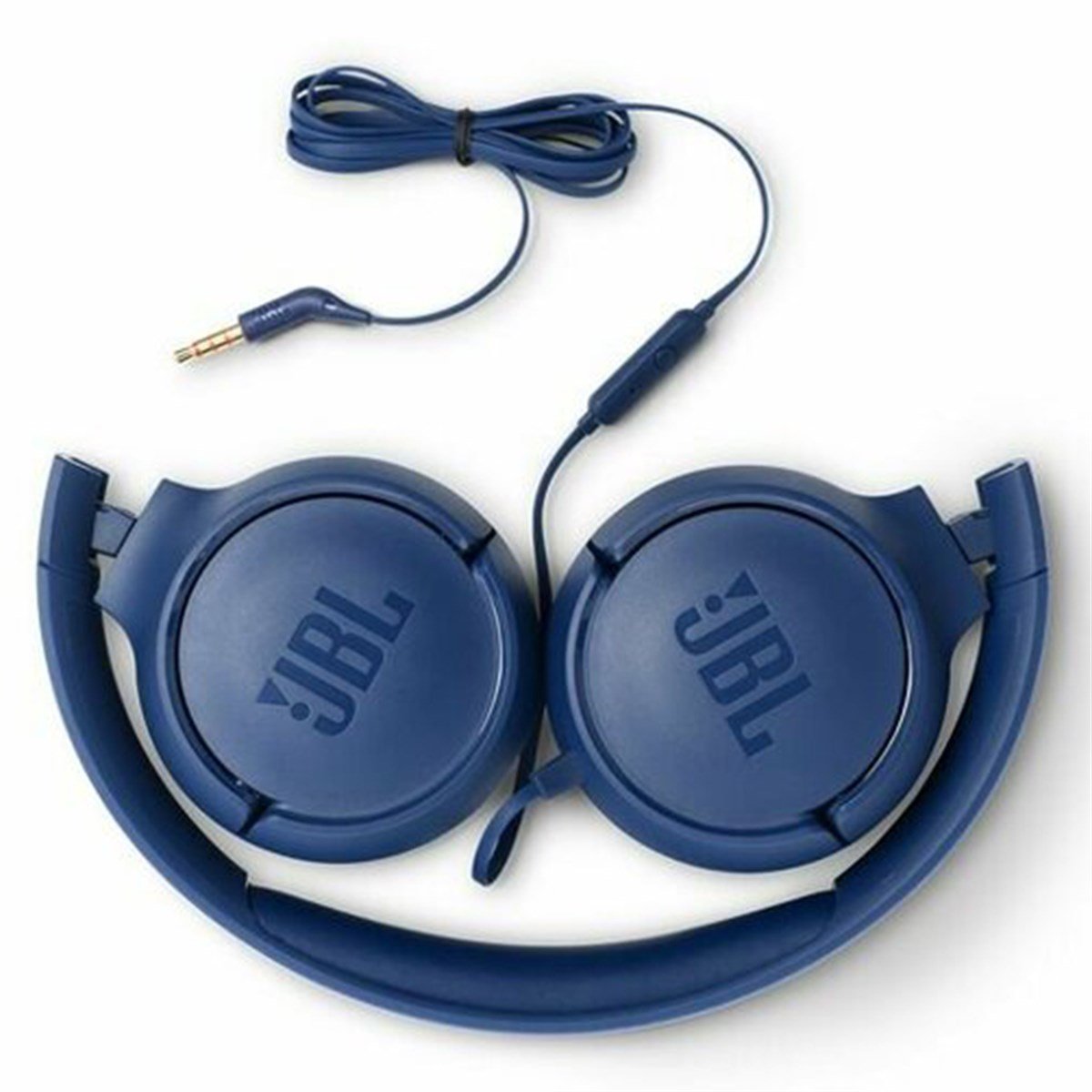 JBL T500 Mavi Mikrofonlu Kablolu Kulaküstü