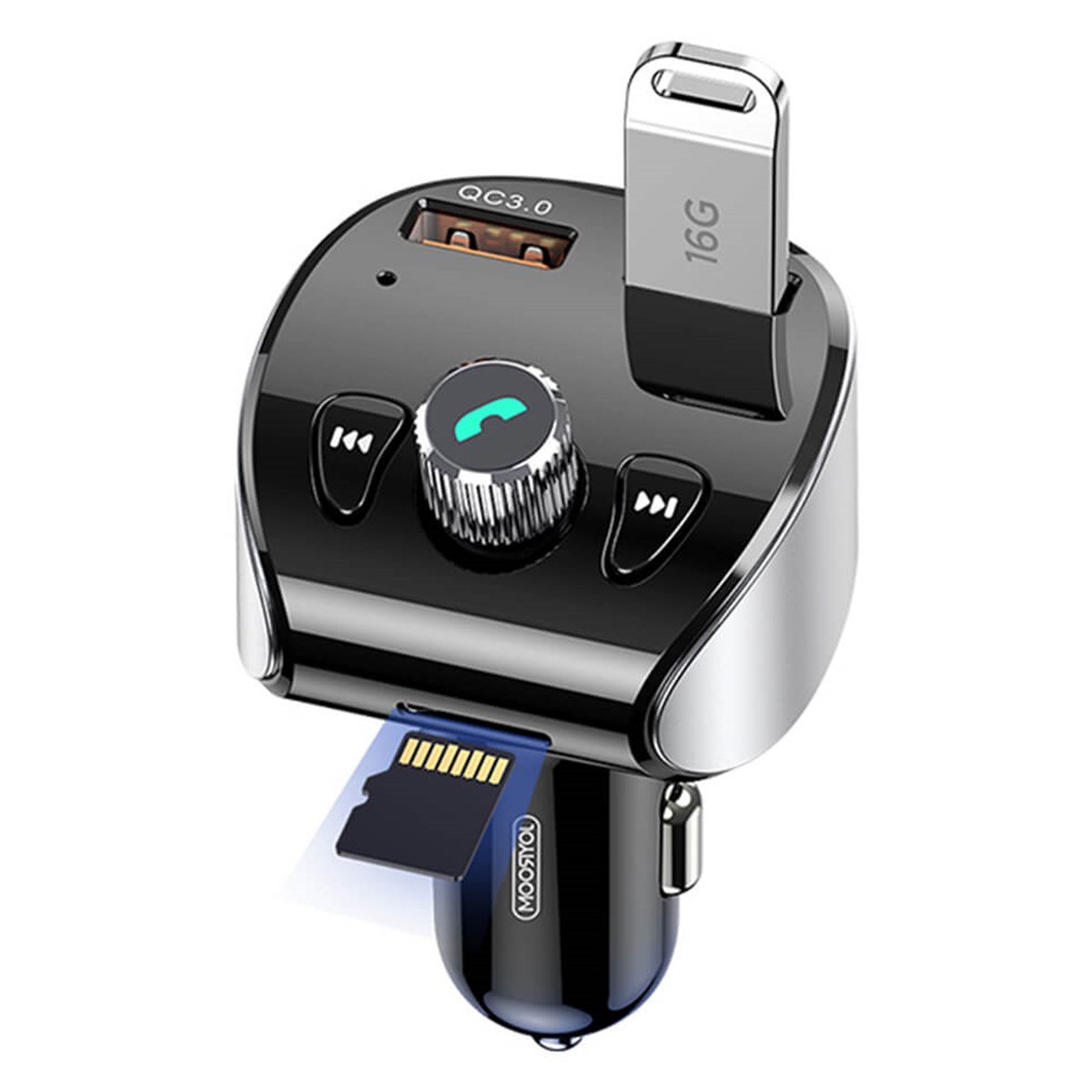 JOYROOM JR-CL02 Bluetooth Hızlı Şarj Araç Fm Transmitter