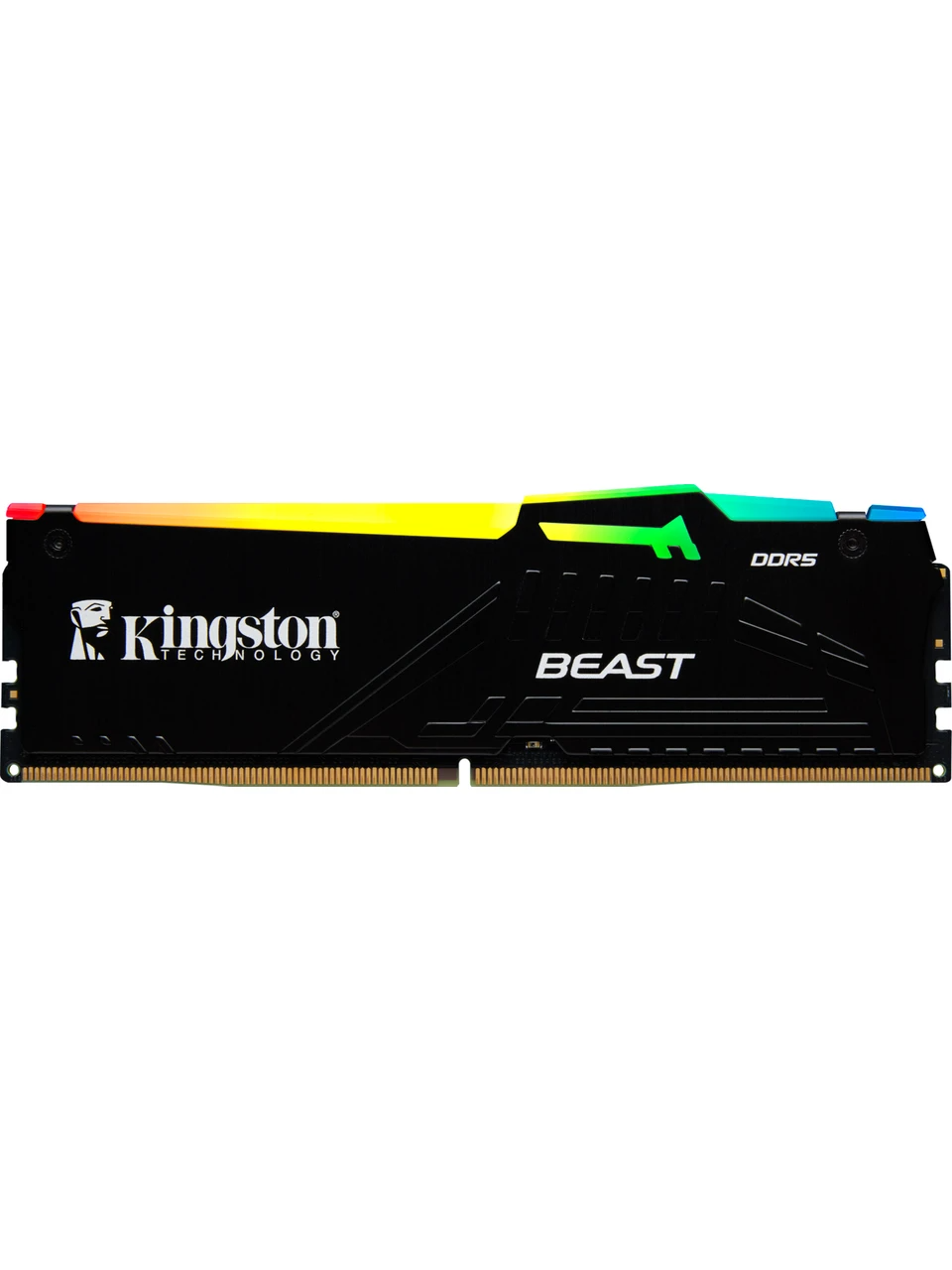 Kingston Beast RGB KF560C36BBE2A-16TR 16GB (1x16) DDR5 6000Mhz CL36 Siyah Gaming RAM (Bellek)