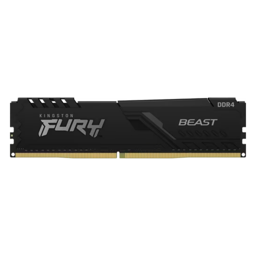 Kingston FURY Beast DDR4 16 GB 3200 MHz CL16 DIMM, Siyah - KF432C16BB-16 Bellek