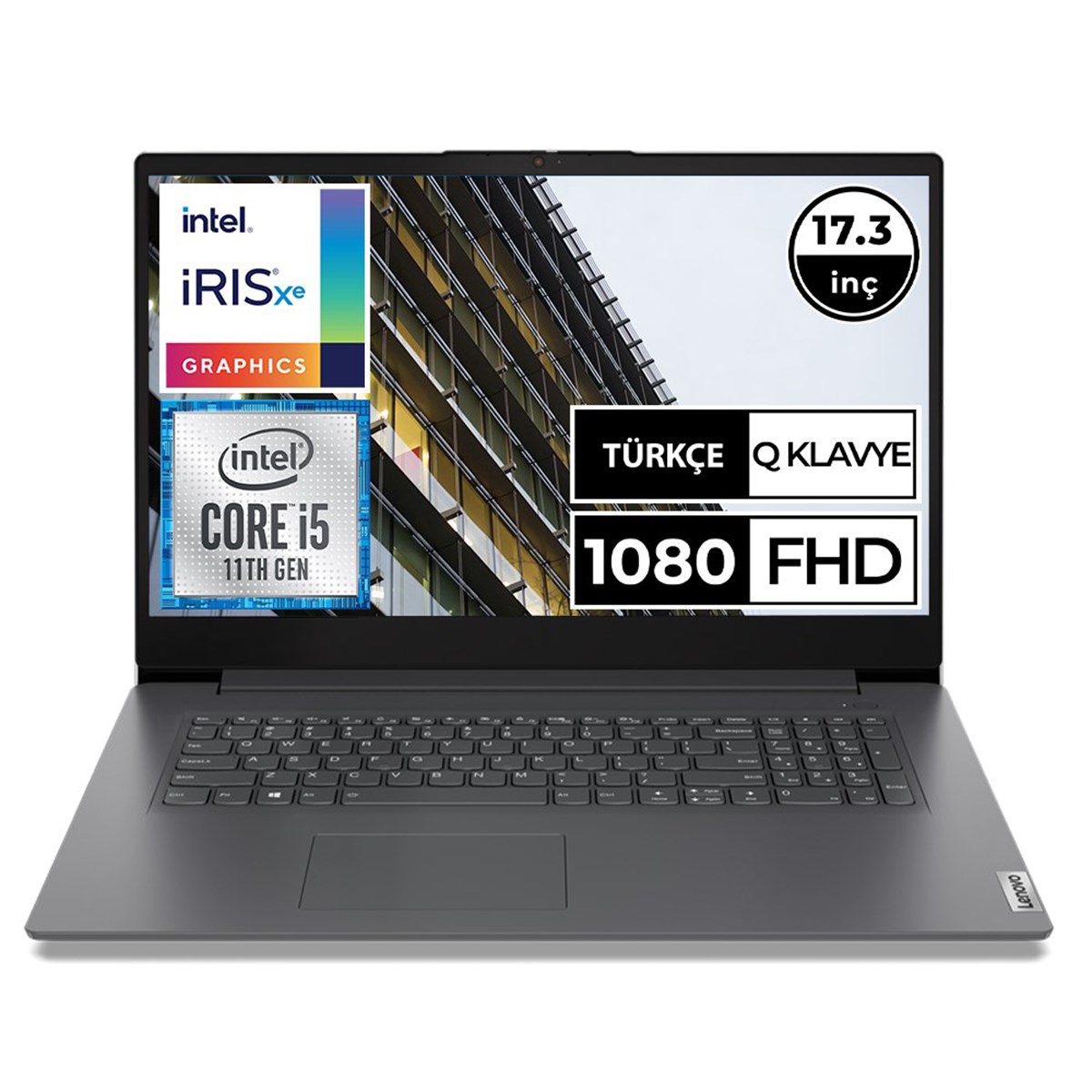 Lenovo V17 82NX00F5TX i5-1135G7 8GB 1TB+256SSD 17.3