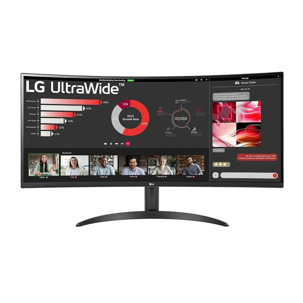 Lg 34 inch Ultrawıde 5ms 100Hz Curved Freesync Monitör 34WR50QC-B Monitör