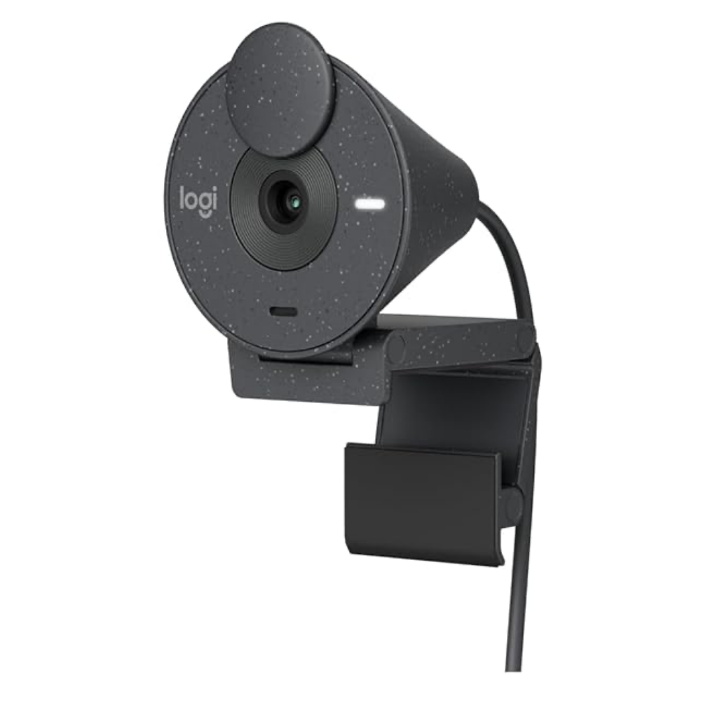 Logitech BRIO 300 Full HD Gizlilik Lens Kapaklı Siyah Web Kamerası -960-001436