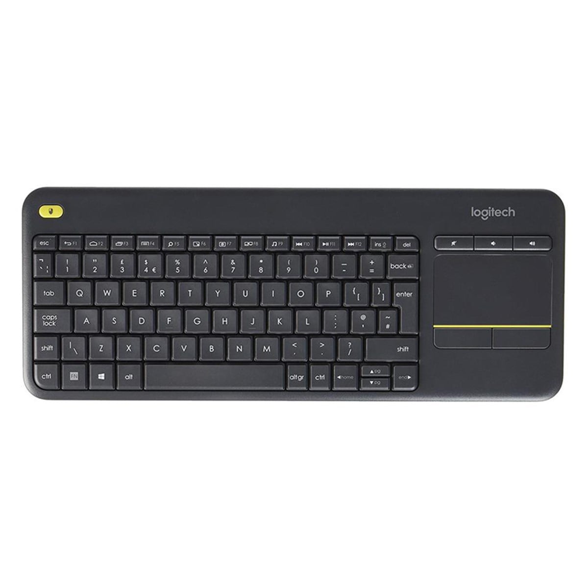 Logitech K400 Plus Kablosuz Touch Siyah Klavye