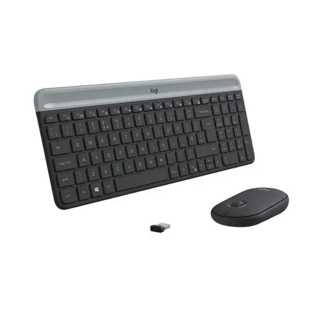Logitech MK470 Q TR USB Siyah Kablosuz Klavye Mouse Set - 920-009435