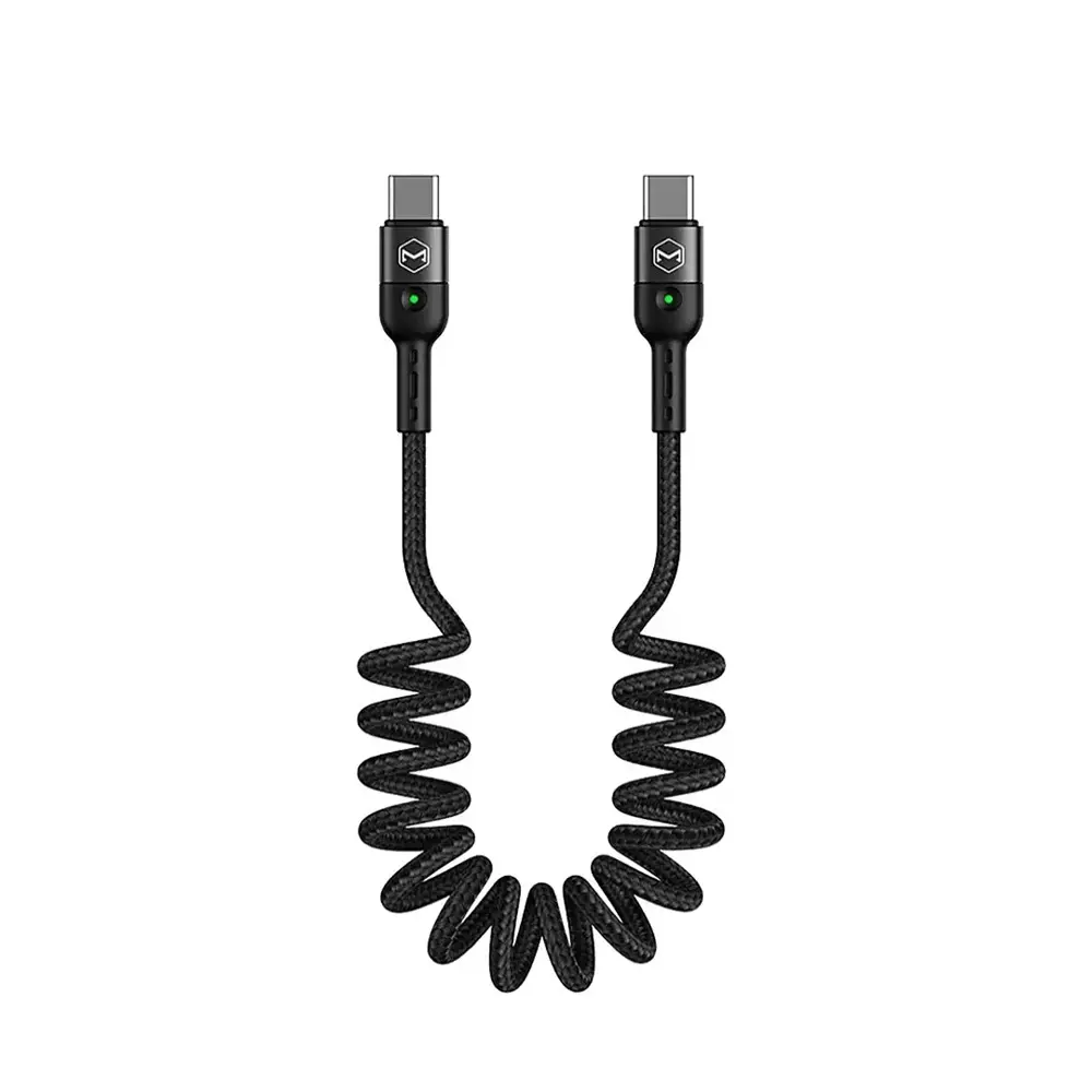 McDodo 60W Type-C to Type-C 1.8m Black Coil CA-7860 Data Cable