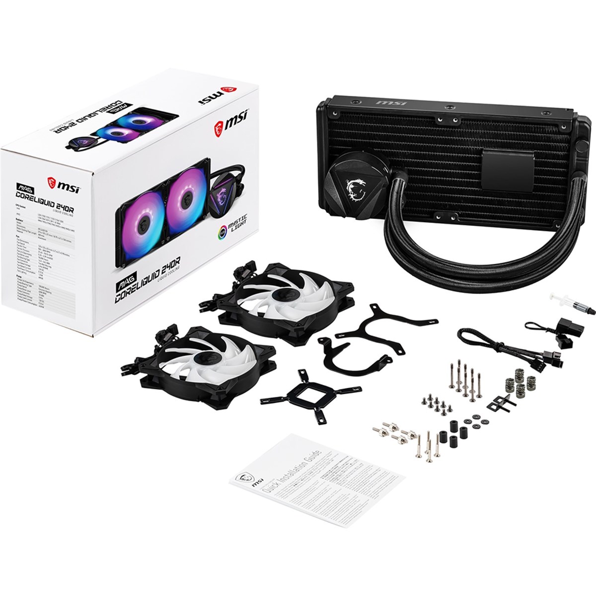 MSI MAG CORELIQUID 240R V2 240MM RGB CPU SIVI SOĞUTMA