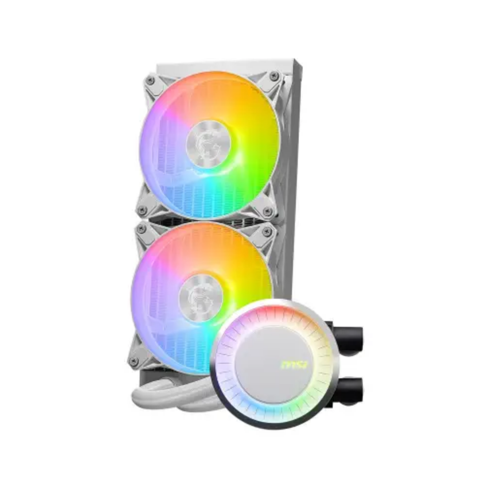 MSI MAG CORELIQUID E240 240mm ARGB BLOCK Beyaz Sıvı Soğutucu 