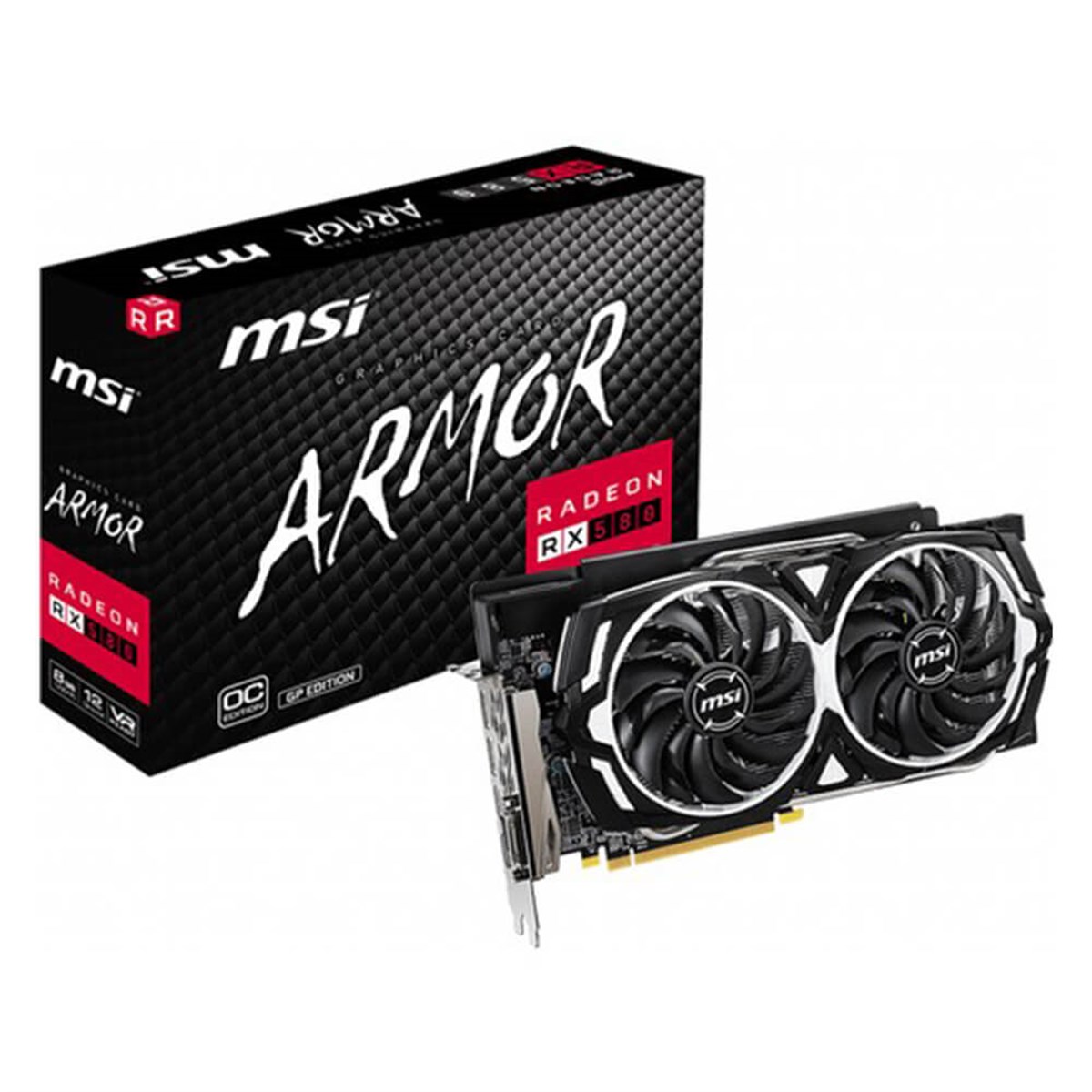 MSI Radeon RX580 Armor GP OC 8GB GDDR5 256Bit DX12 Ekran Kartı