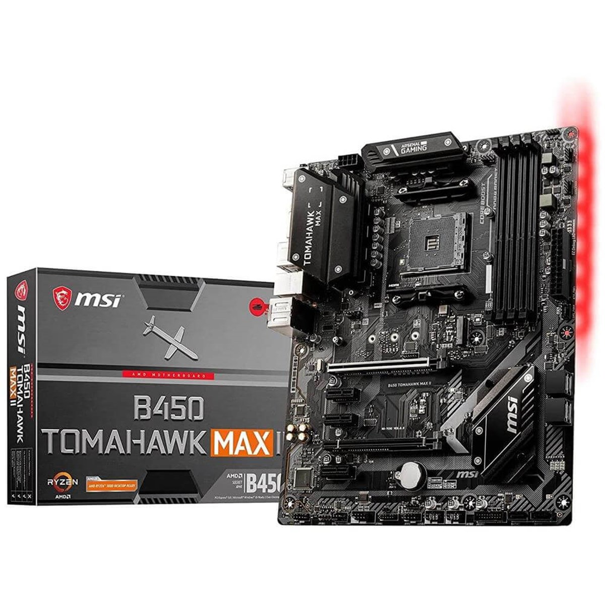 MSI B450 TOMAHAWK MAX II Amd B450 Soket AM4 DDR4 4333MHz (OC) M.2 Anakart