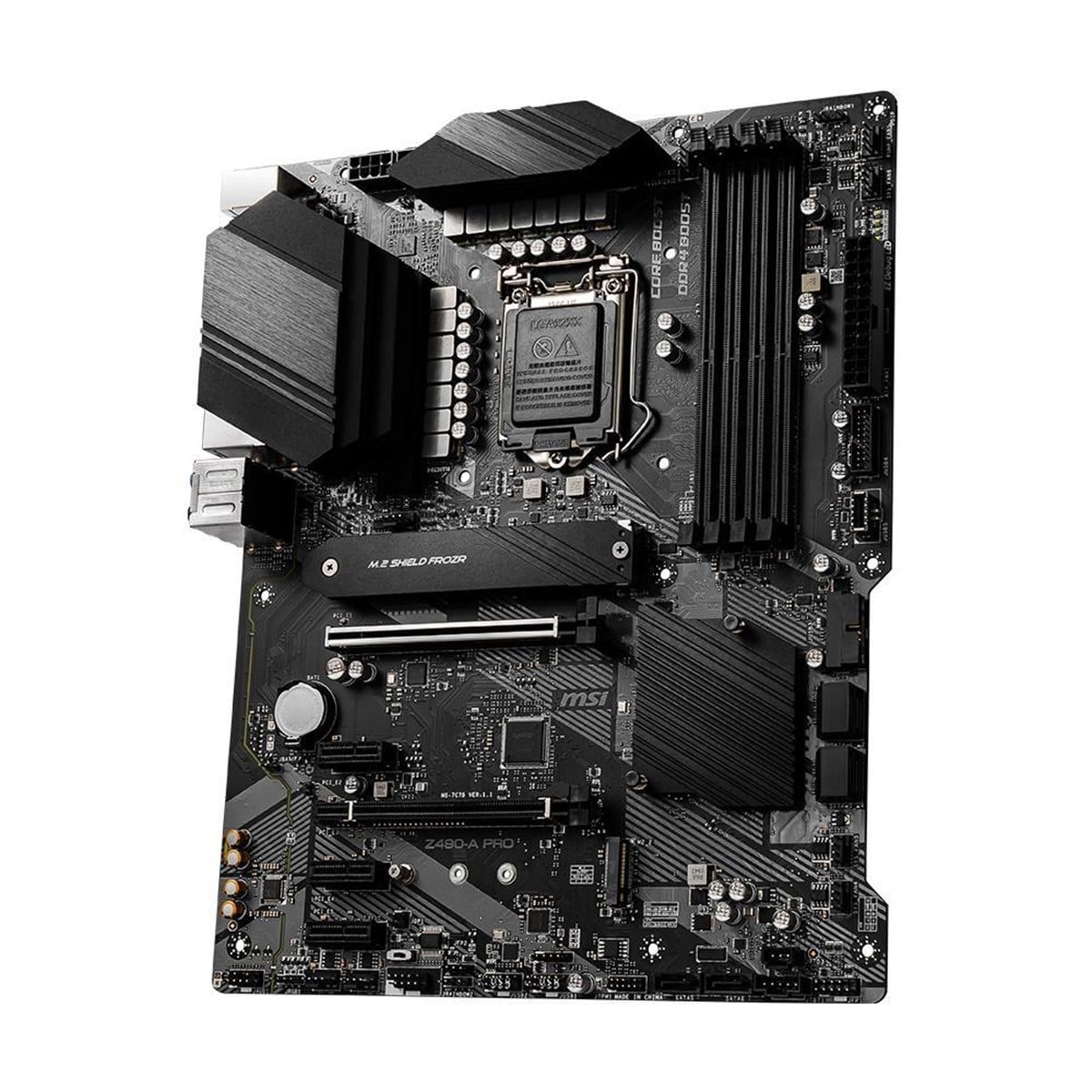 MSI Z490-A PRO Intel Z490 Soket 1200 DDR4 4800(OC) M.2 Anakart