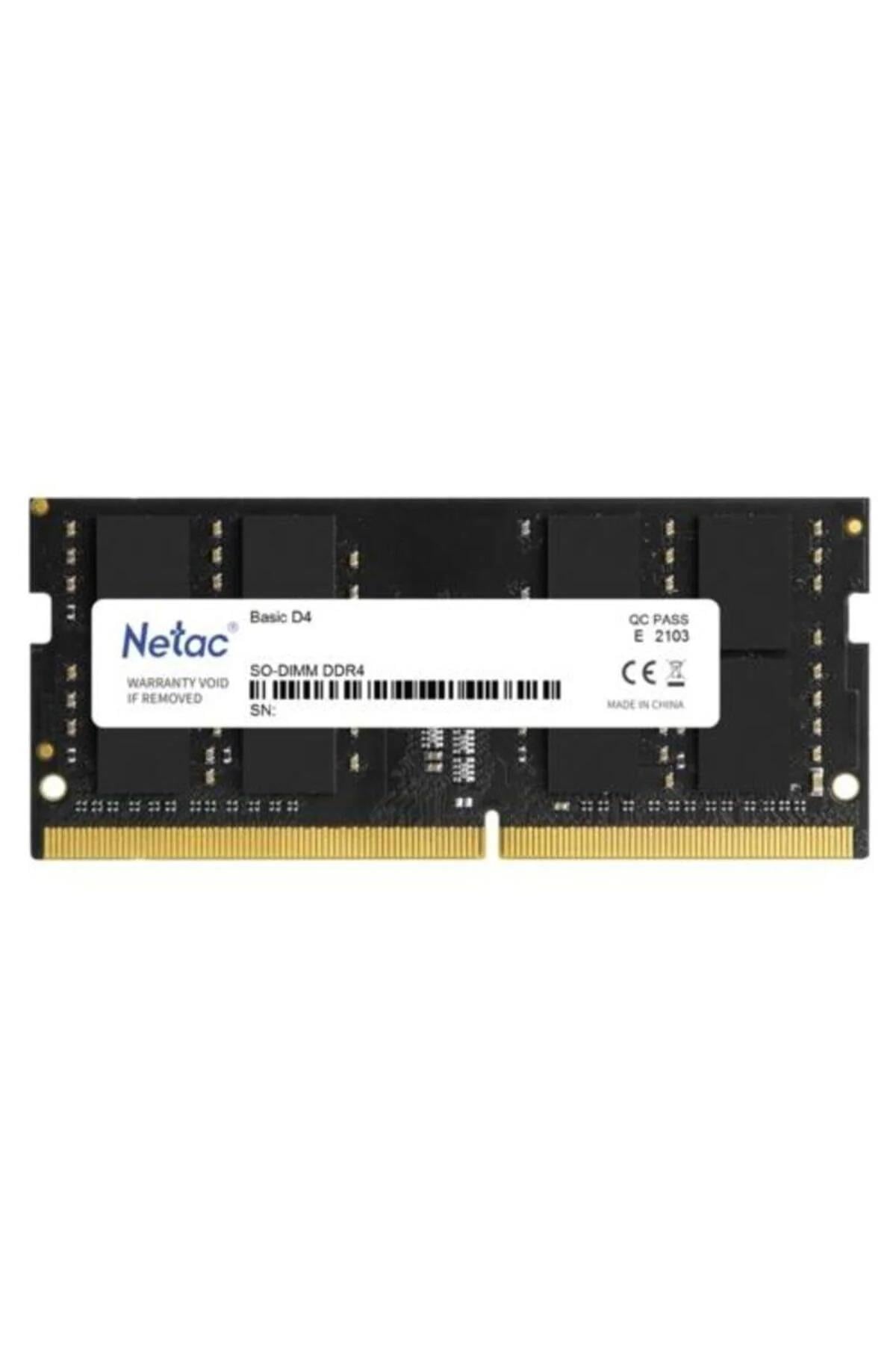 Netac Basic NTB 16GB 3200MHz DDR4 NTBSD4N32SP-16 Notebook (Ram) Bellek