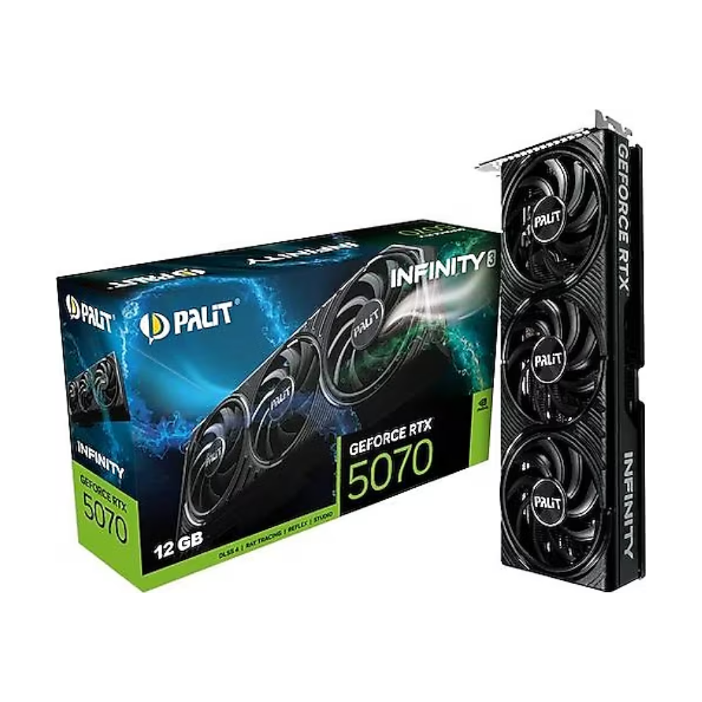 Palit RTX5070 Infinity 3 12GB 192Bit GDDR73x DP, HDMI, DLSS 4, NVIDIA Reflex 2 Ekran Kartı