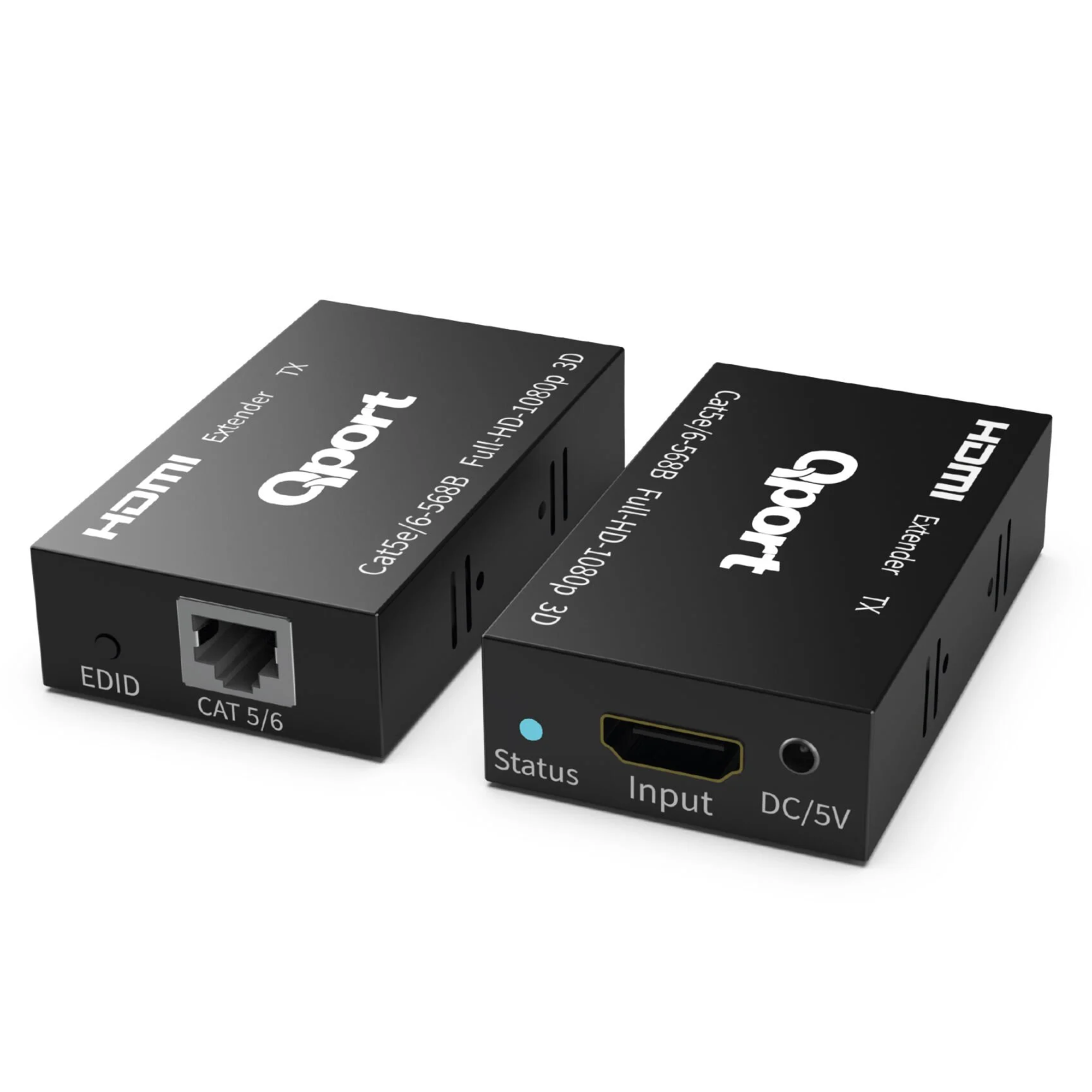 Qport Q-HEX3 60m HDMI Extender Cat6 2'li Paket