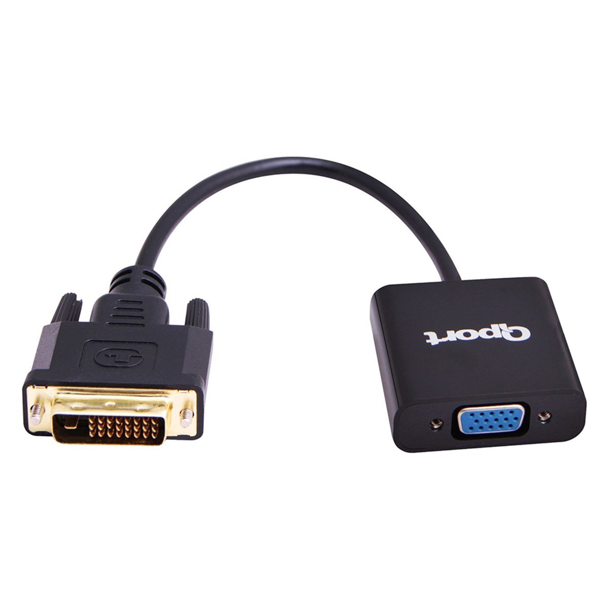 QPort Q-VDV2 DVI TO VGA 24+1 Çevirici
