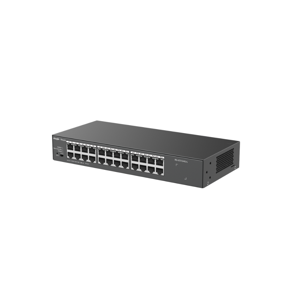 Ruijie-Reyee RG-ES124G-L 24XGE Yönetilemez 24 Port Gigabit Network Switch