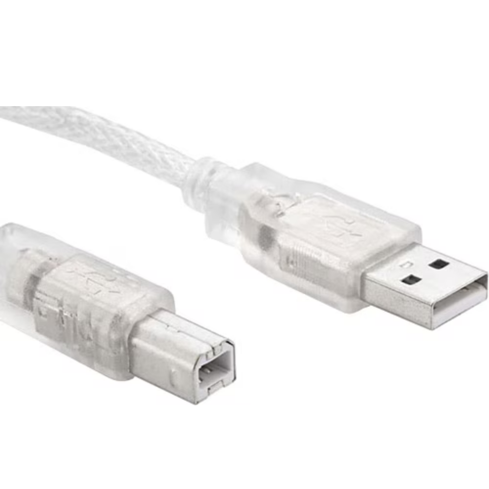 S-Link SL-U2015 Usb 2.0 1.5M Şeffaf Yazıcı Kablo