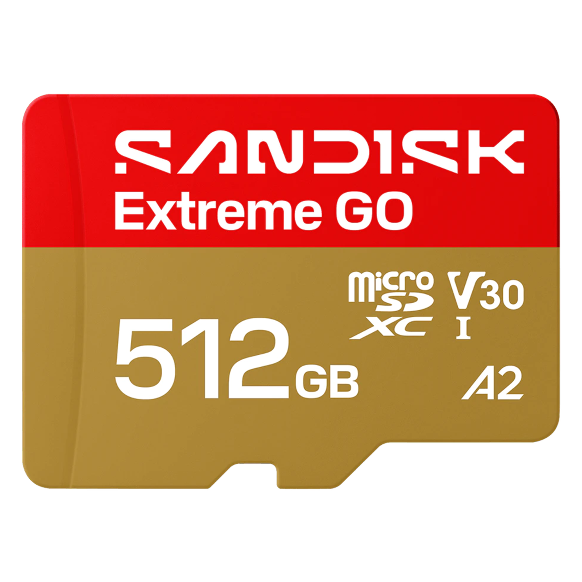 Sandisk Extreme Go 512 Gb U3 V30 Uhs I (240Mb/s Read 160Mb/s Write) SDSQXGN-512G-GN6MN MicroSD UHS-I MicroSDXC Hafıza Kartı