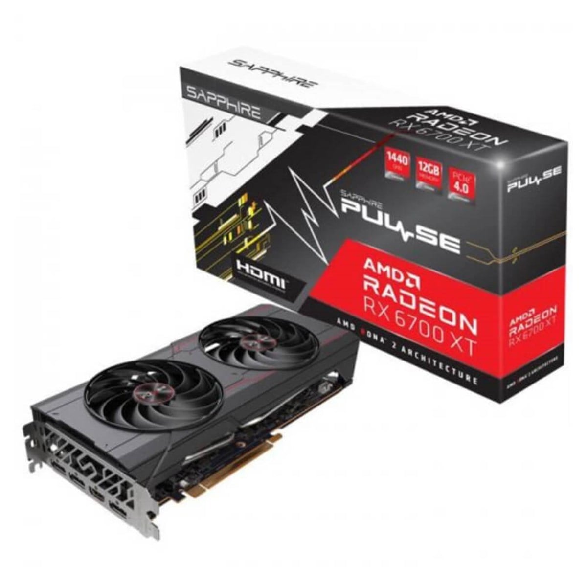 SAPPHIRE Radeon RX 6700 XT PULSE 12GB GDDR6 192 Bit Ekran Kartı