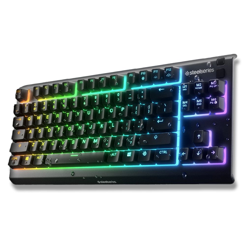 SteelSeries Apex 3 TKL SSK64818 TR Q RGB Membrane Kablolu Gaming (Oyuncu) Klavye