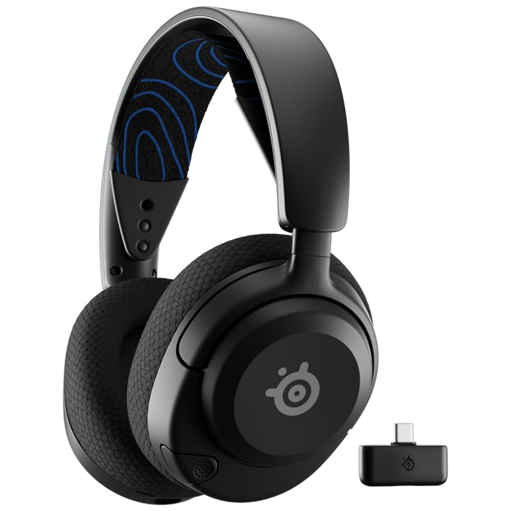Steelseries Arctis Nova 5P Wireless ve Bluetooth Kablosuz Oyuncu Kulaklığı 61673 - Siyah