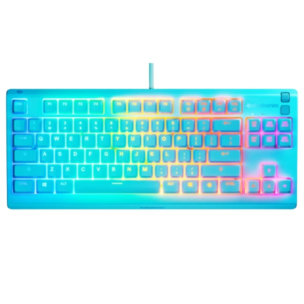 SteelSeries SSK64949 Apex 3 TKL TR Q RGB Membrane Kablolu Aqua Gaming (Oyuncu) Klavye