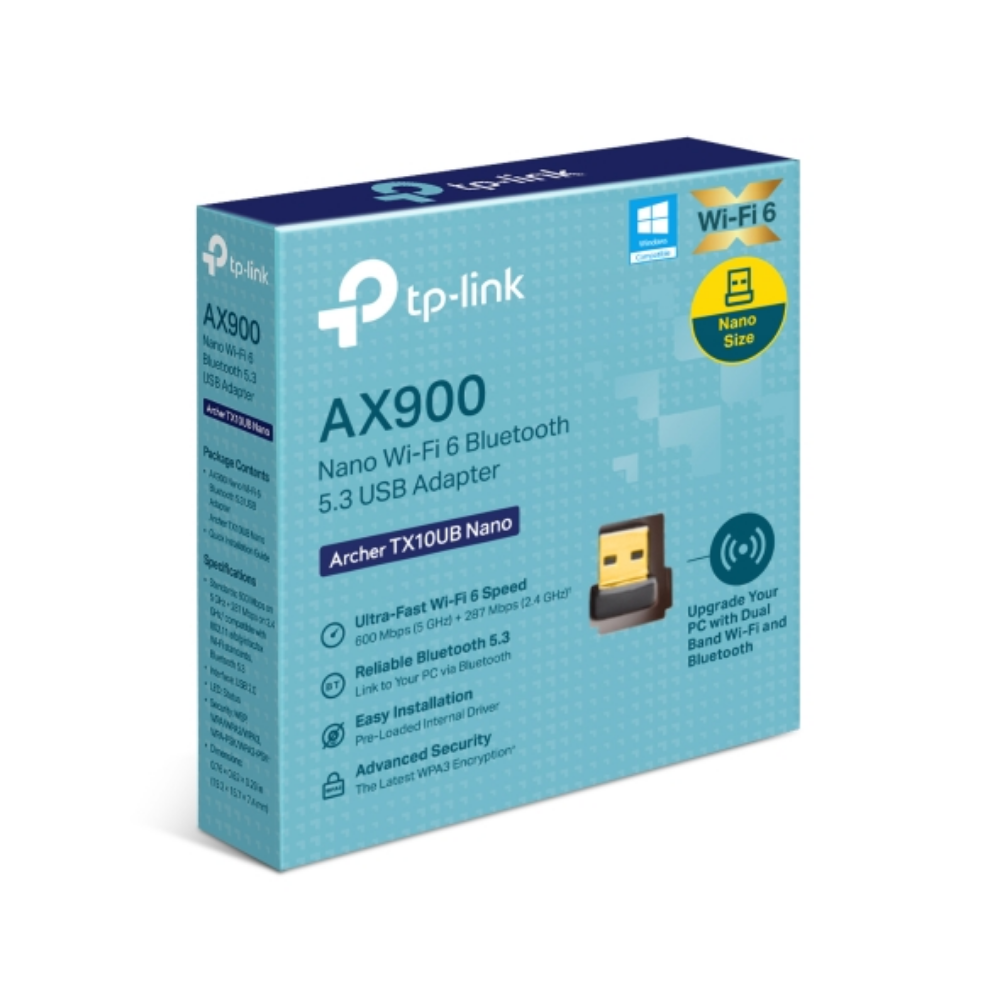 TP-Link Archer TX10UB Nano AX1800 Dual Band Wi-Fi 6 / Bluetotoh 5.3 USB Adaptör