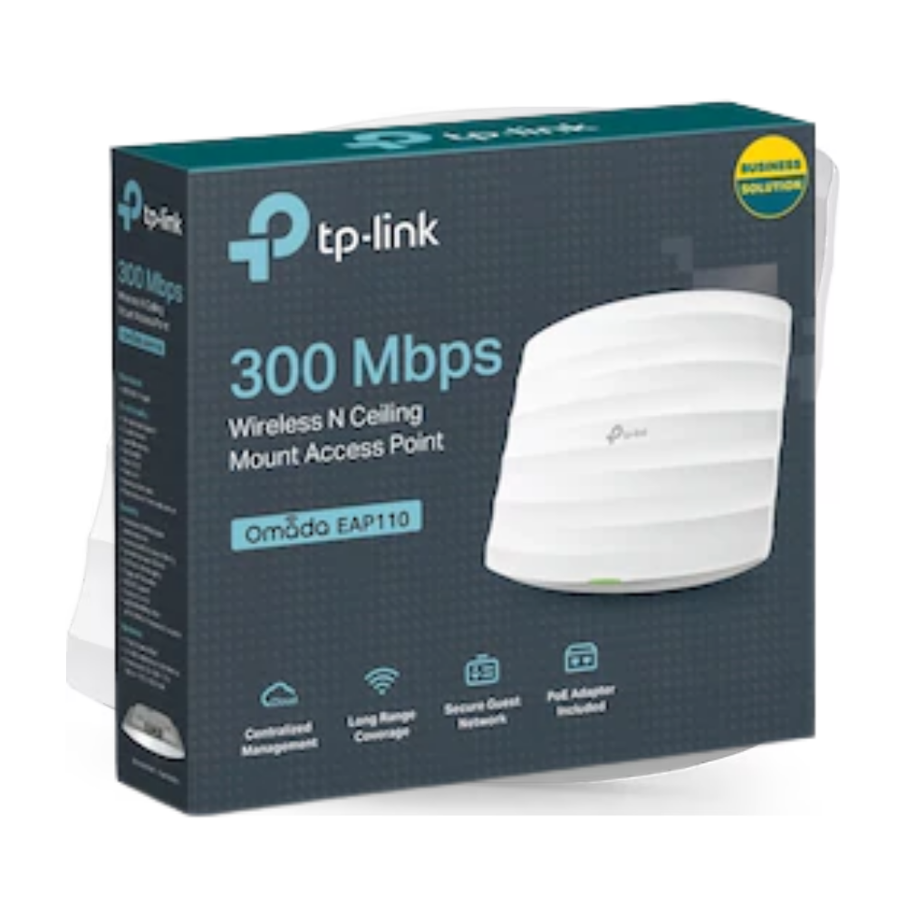 Tp-Link EAP110 300Mbps Kablosuz N Tavan Tipi Access Point