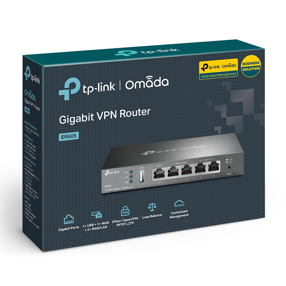 Tp-Link Omada TL-ER605 Gigabit Multi-Wan Vpn Router 