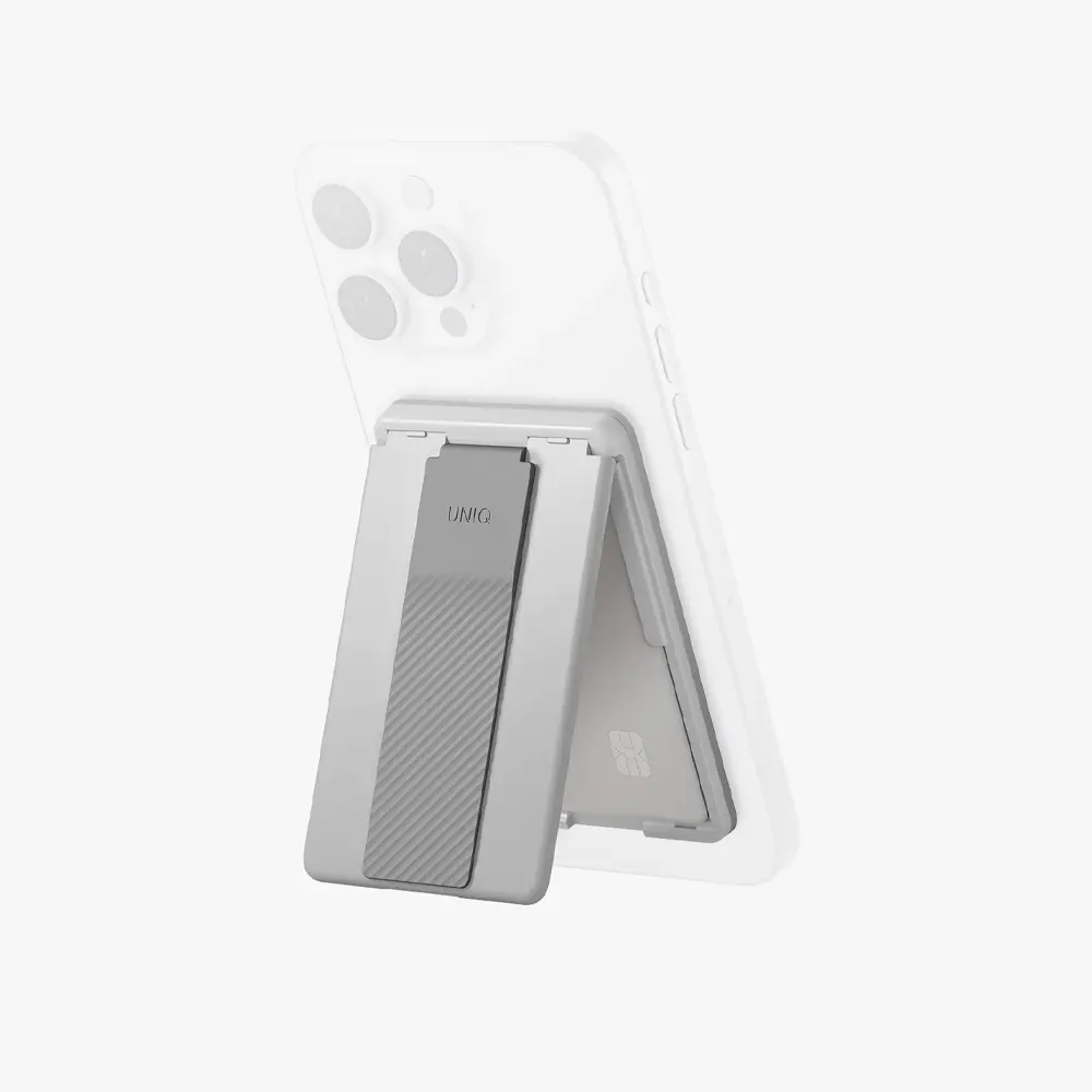 UNIQ Heldro ID Manyetik Kart ve Telefon Tutucu Grey UNIQ-HELIDCH-CGREY