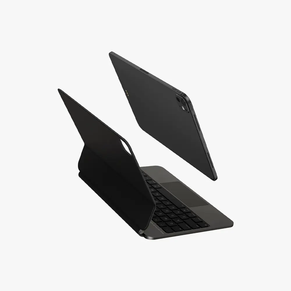 UNIQ iPad Air 11 inch (M2-M3-M4) Venno Pro Manyetik İnce Akıllı Klavye Graphite Black UNIQ-PDA11(M2)-VENPROGBLK