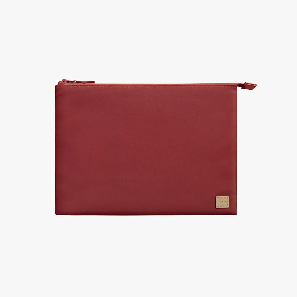 UNIQ Laptop Kılıfı 13-14 inch Lyon Sıkı Oturan Koruyucu RPET Kumaş Çanta Red UNIQ-LYON(14)-BRICKRED
