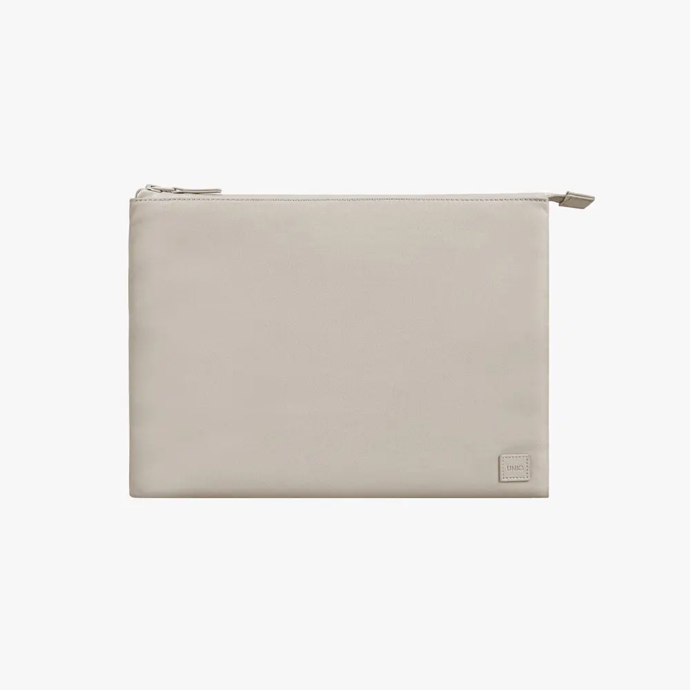 UNIQ Laptop Kılıfı 13-14 inch Lyon Sıkı Oturan Koruyucu RPET Kumaş Çanta Beige UNIQ-LYON(14)-LIGHTBEIGE