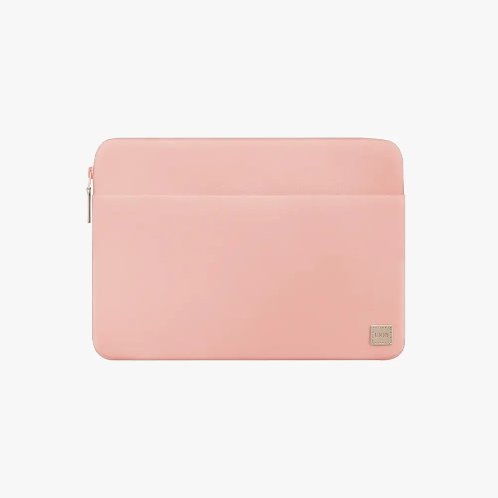 UNIQ Laptop Kılıfı 13-14 inch Vienna Koruyucu RPET Kumaş Çanta Pink UNIQ-VIENNA(14)-PEAPINK