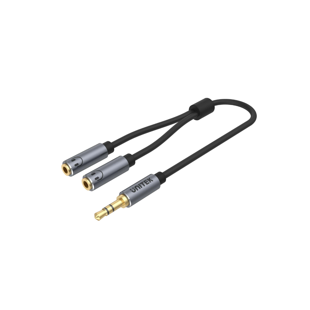 Unitek 3.5mm to Mic/Headset Ayırıcı Y Kablo (Y-C956ABK)