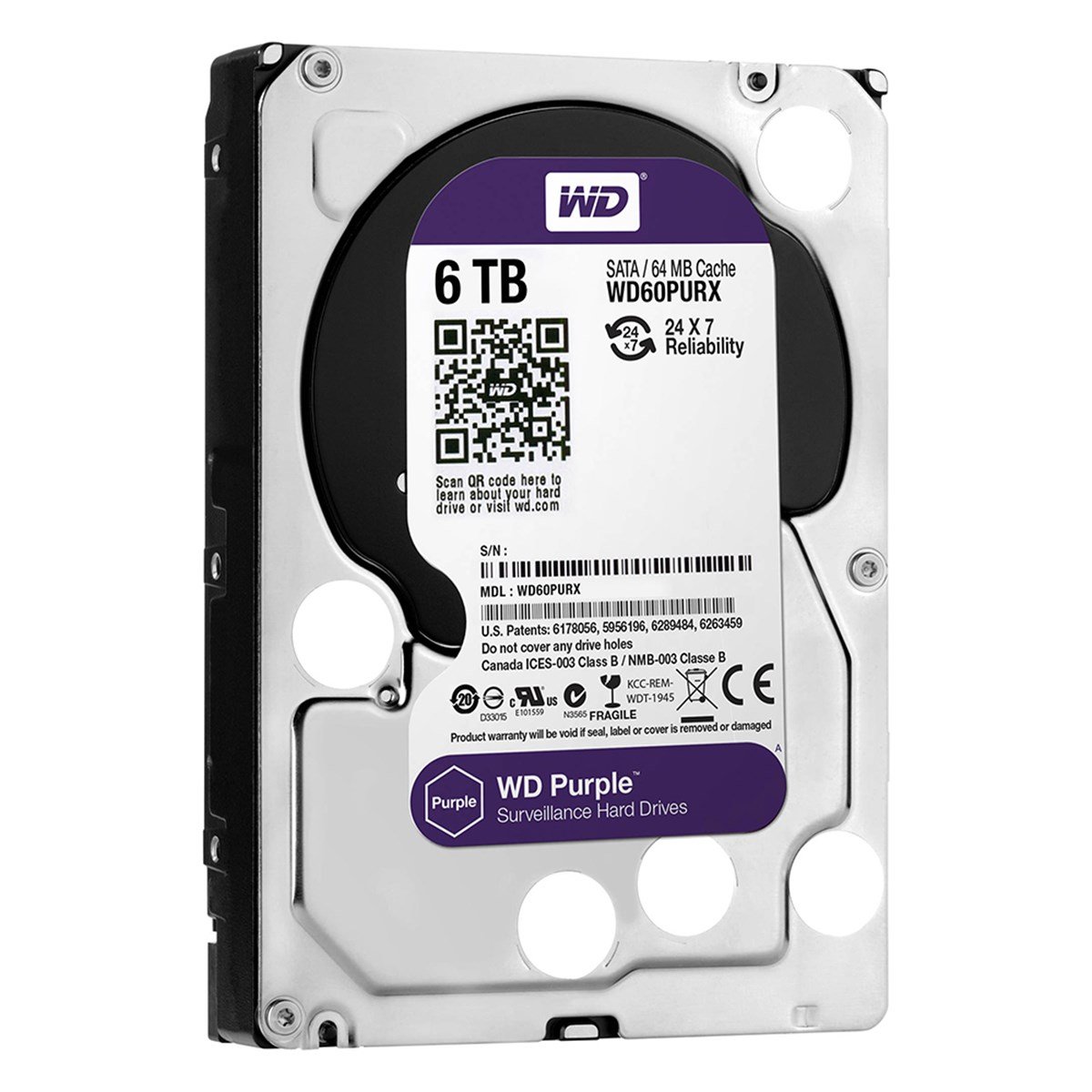 WD Purple 6TB 3,5