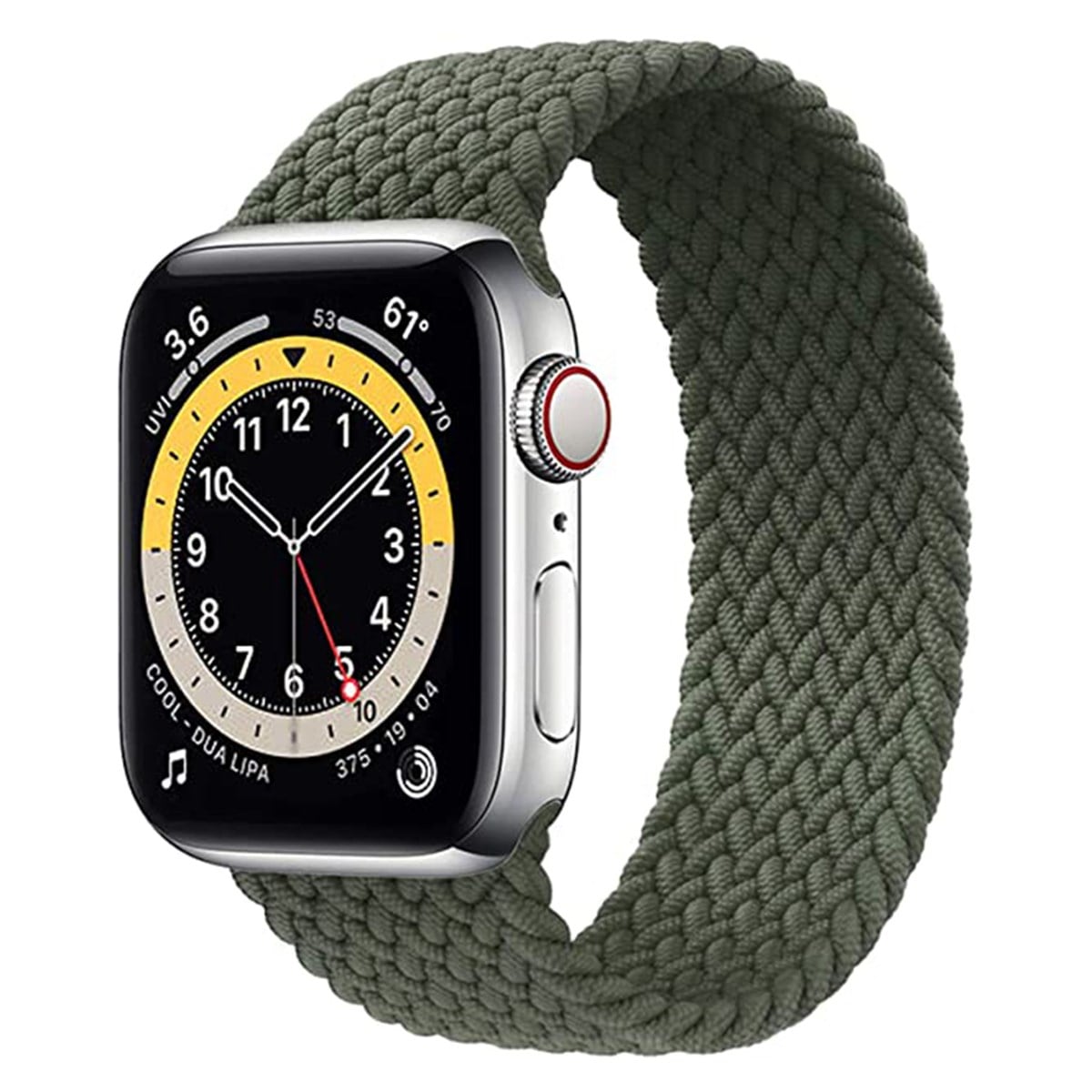 Wiwu Apple Watch 42-44mm Uyumlu Yeşil Hasır Kordon