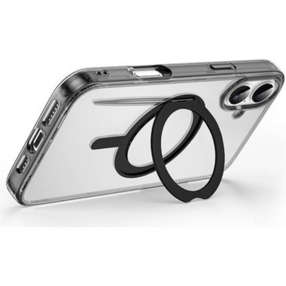 Wiwu iPhone 17 PROMAX Kılıf Wiwu MCC-201 Ishield Ultra Serisi Magsafe Özellik Standlı Crystal Sert Pc