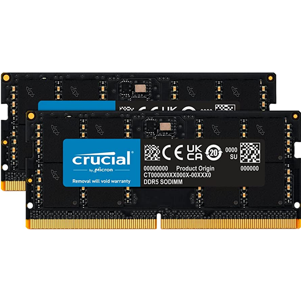 Crucial NTB 64GB (2x32GB) 4800MHz DDR5 CT2K32G48C40S5