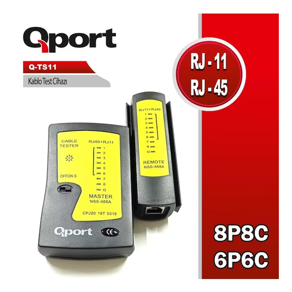 Qport Q-TS11 Kablo Test Cihazı
