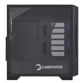 Gamepower Savagis Atx 4* 750W Argb Argb Fan Temper Cam Gaming Rgb Kontrolcüsü ve Uzaktan Kumanda Siyah Kasa