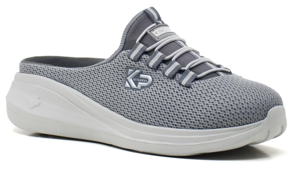 King Paolo D5109 KRAKERS SABO - GRİ-FÜME - KADIN SANDALET