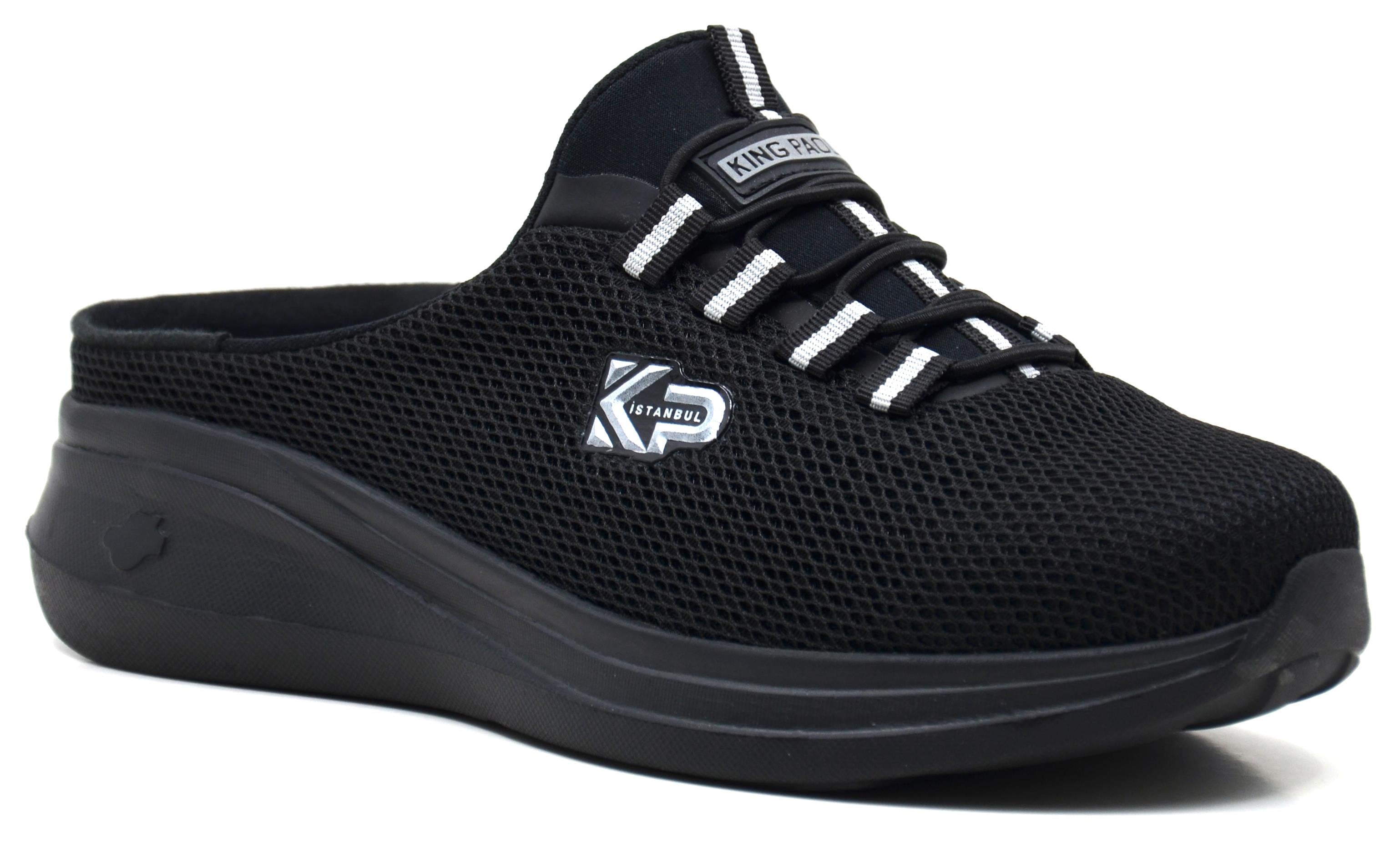 King Paolo D5109 KRAKERS SABO - SİYAH - KADIN SANDALET