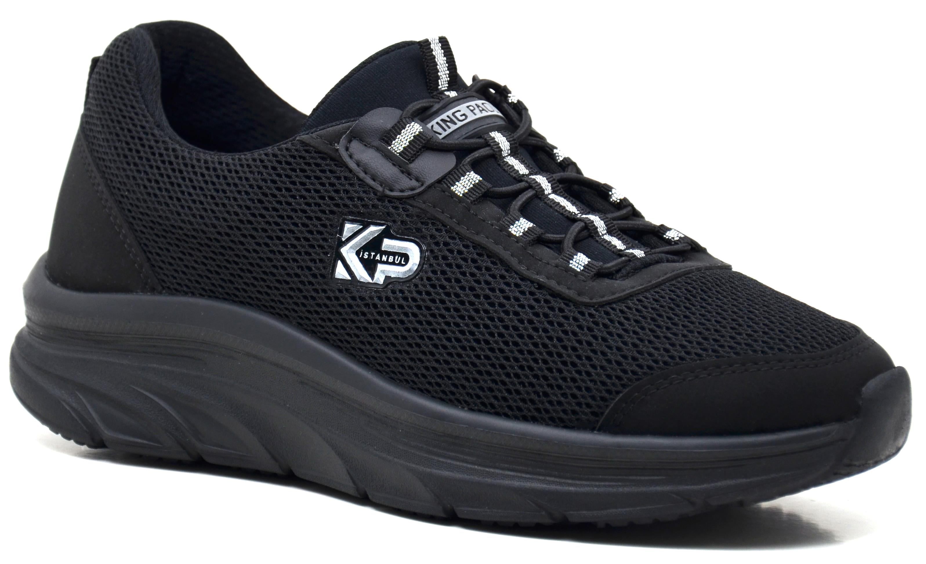 King Paolo F5121 ARCH FIT KRAKERS - SİYAH - KADIN AYAKKABI