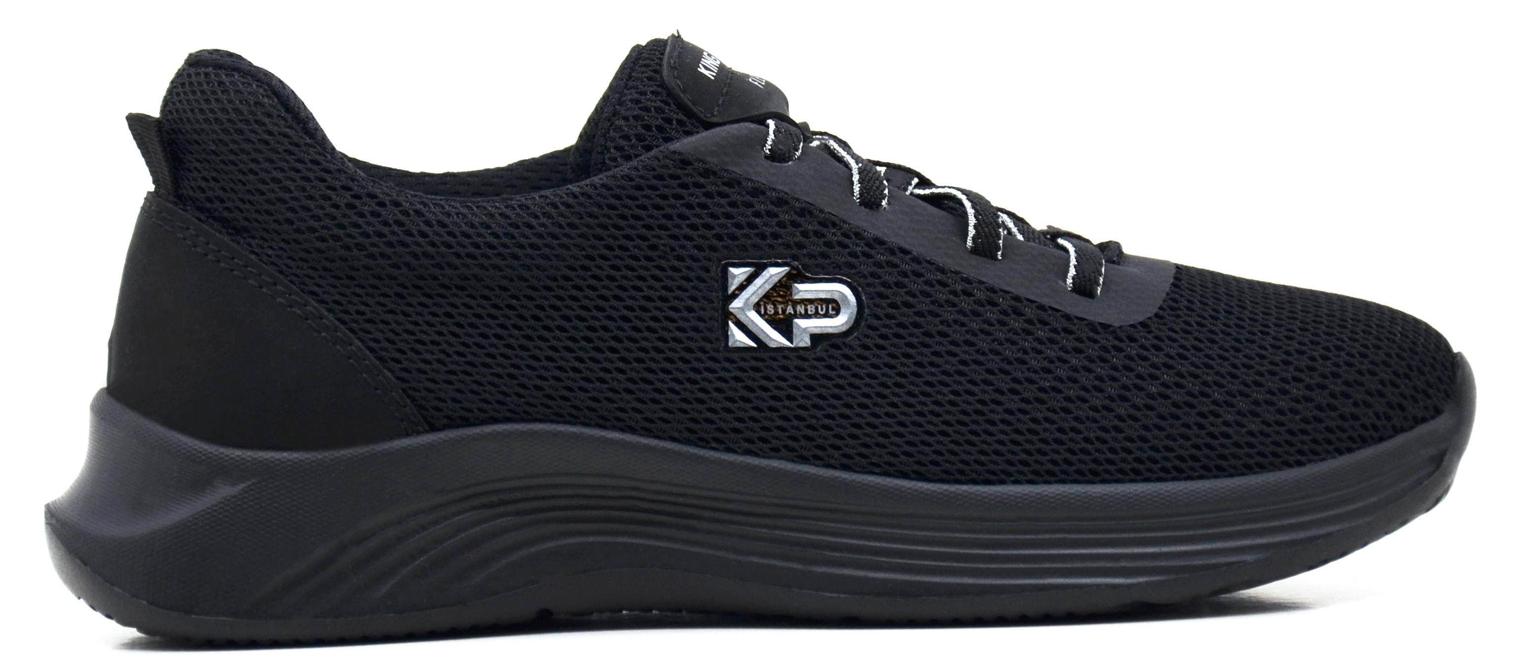 King Paolo H5174 PALMİYE KRAKERS - SİYAH - KADIN AYAKKABI