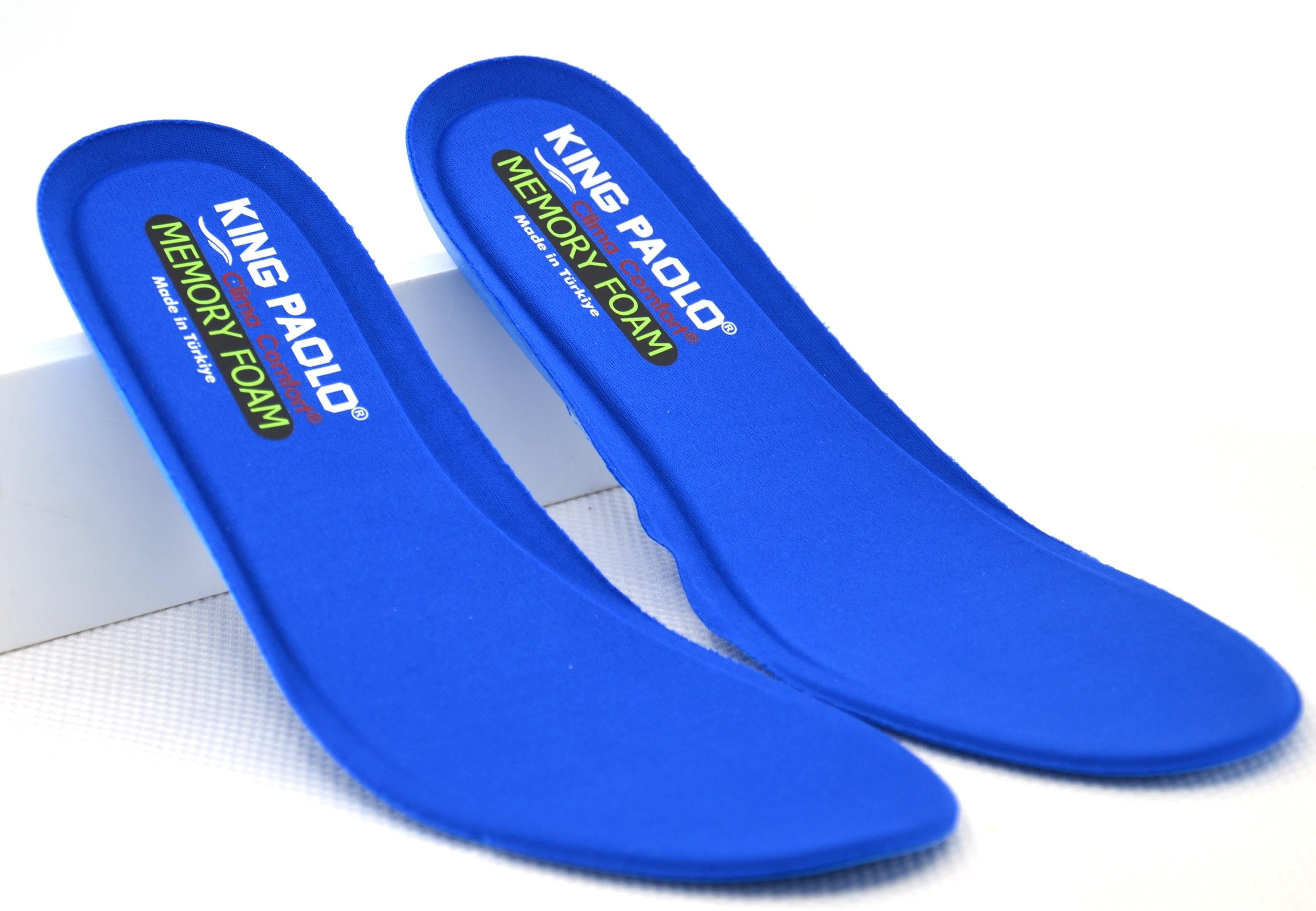 King PaoloKing Paolo MEMORY FOAM  ERKEK İÇ TABANLIK - SAX MAVİ - ANOTOMİK FUSPET