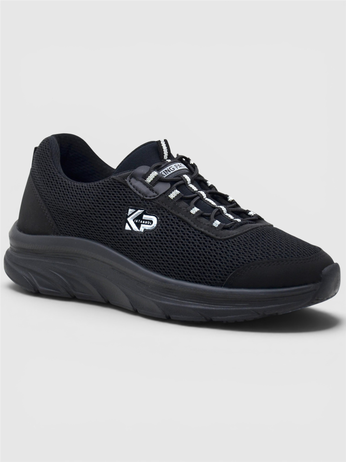 King Paolo F5121 ARCH FIT KRAKERS - SİYAH - KADIN AYAKKABI