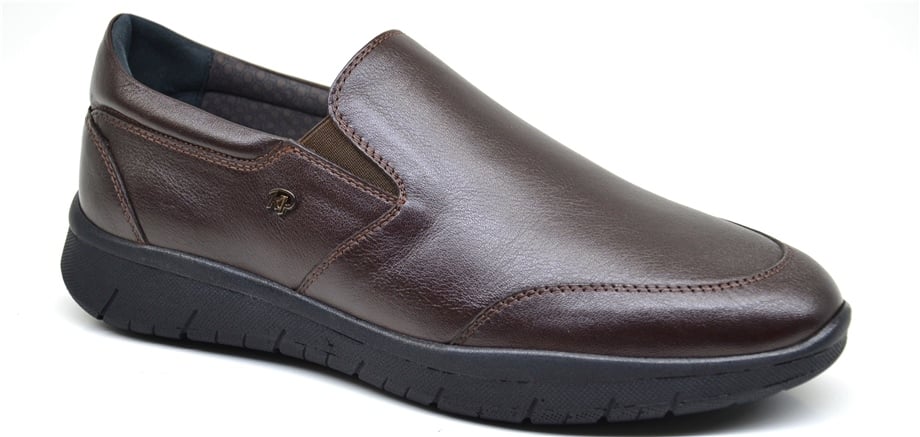 R9219 SHOEFLEX  KOMFORT AYAKKABI-KAHVERENGİ